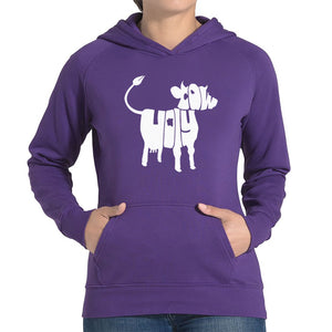 Holy Cow  - Women's Word Art Hooded Sweatshirt