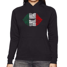 Load image into Gallery viewer, Latina Lips  - Women&#39;s Word Art Hooded Sweatshirt