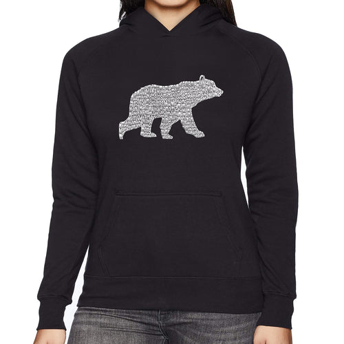 Mama Bear  - Women's Word Art Hooded Sweatshirt