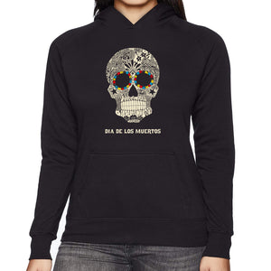 Dia De Los Muertos - Women's Word Art Hooded Sweatshirt