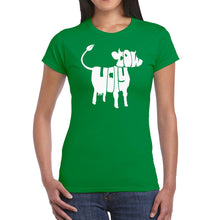 Load image into Gallery viewer, Holy Cow  - Women&#39;s Word Art T-Shirt