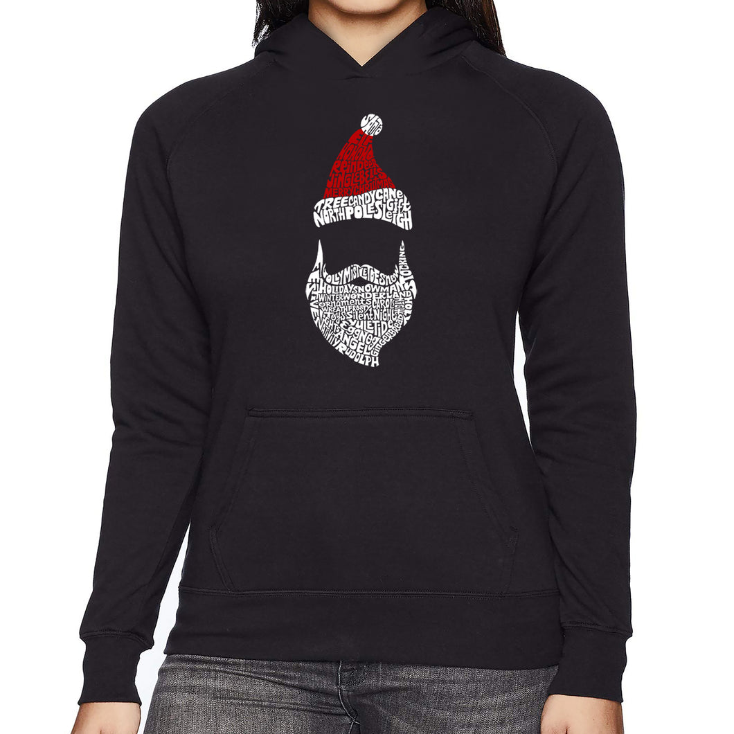 Santa Claus  - Women's Word Art Hooded Sweatshirt