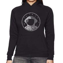Load image into Gallery viewer, I Need My Space Astronaut - Women&#39;s Word Art Hooded Sweatshirt
