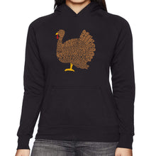 Load image into Gallery viewer, Thanksgiving - Women&#39;s Word Art Hooded Sweatshirt