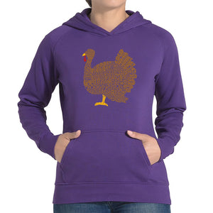 Thanksgiving - Women's Word Art Hooded Sweatshirt