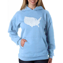 Load image into Gallery viewer, THE STAR SPANGLED BANNER - Women&#39;s Word Art Hooded Sweatshirt