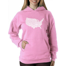 Load image into Gallery viewer, THE STAR SPANGLED BANNER - Women&#39;s Word Art Hooded Sweatshirt