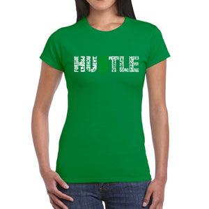 Hustle  - Women's Word Art T-Shirt
