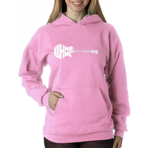 Whole Lotta Love - Women's Word Art Hooded Sweatshirt