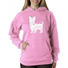 Load image into Gallery viewer, Yorkie - Women&#39;s Word Art Hooded Sweatshirt