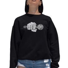 Load image into Gallery viewer, 90&#39;s Rappers - Women&#39;s Word Art Crewneck Sweatshirt