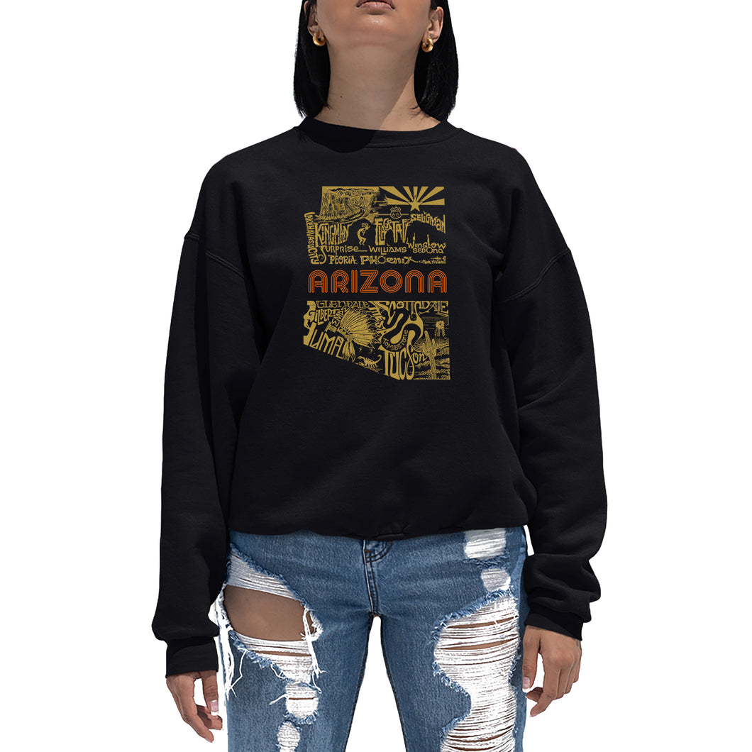 Az Pics - Women's Word Art Crewneck Sweatshirt