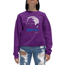 Load image into Gallery viewer, Bernie Sanders 2020 - Women's Word Art Crewneck Sweatshirt