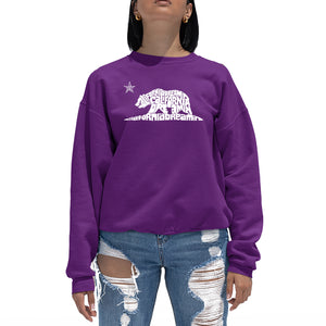 California Dreamin - Women's Word Art Crewneck Sweatshirt
