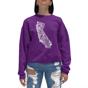 California State -  Women's Word Art Crewneck Sweatshirt