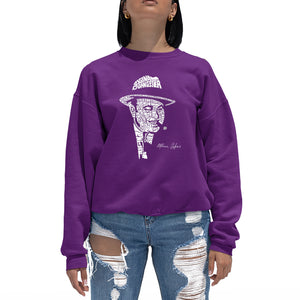 AL CAPONE ORIGINAL GANGSTER - Women's Word Art Crewneck Sweatshirt