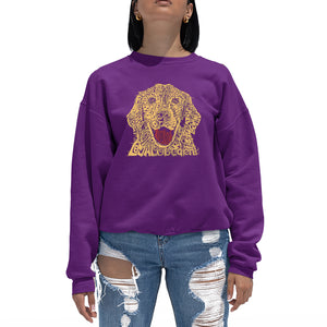 Dog - Women's Word Art Crewneck Sweatshirt