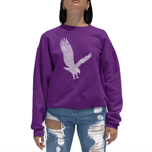 Eagle - Women's Word Art Crewneck Sweatshirt