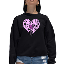 Load image into Gallery viewer, Forever In Our Hearts - Women&#39;s Word Art Crewneck Sweatshirt