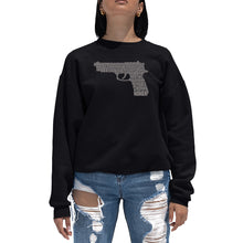Load image into Gallery viewer, RIGHT TO BEAR ARMS - Women&#39;s Word Art Crewneck Sweatshirt