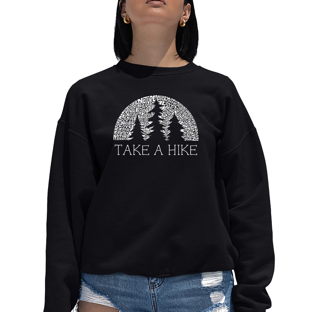 Nature Lover  - Women's Word Art Crewneck Sweatshirt