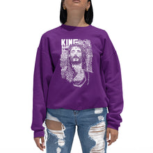 Load image into Gallery viewer, JESUS - Women&#39;s Word Art Crewneck Sweatshirt