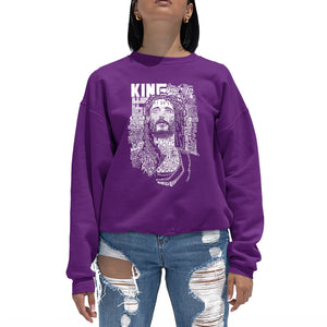 JESUS - Women's Word Art Crewneck Sweatshirt