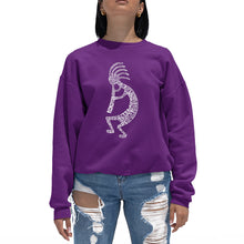 Load image into Gallery viewer, Kokopelli - Women&#39;s Word Art Crewneck Sweatshirt
