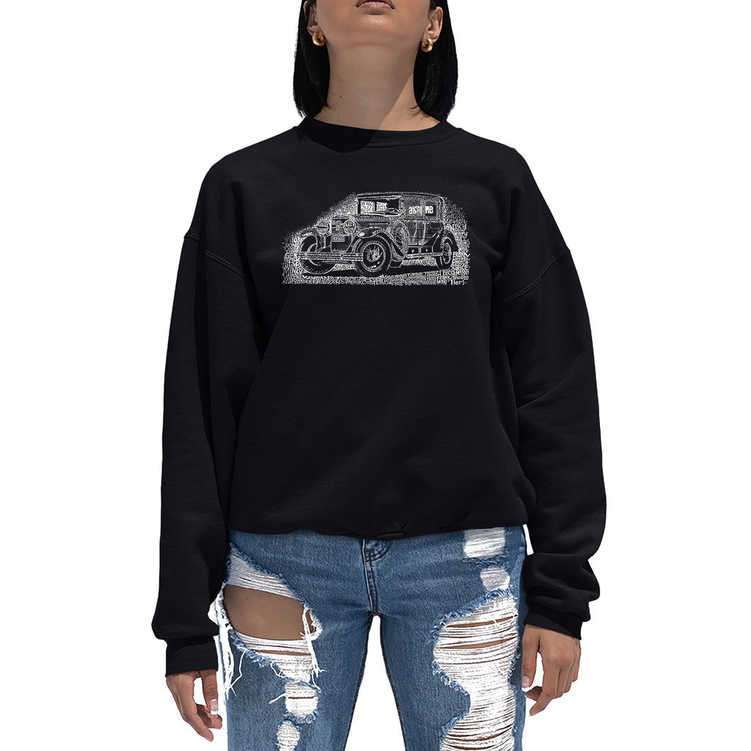 Legendary Mobsters - Women's Word Art Crewneck Sweatshirt