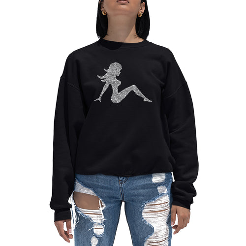 MUDFLAP GIRL - Women's Word Art Crewneck Sweatshirt