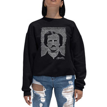 Load image into Gallery viewer, POE THE RAVEN - Women&#39;s Word Art Crewneck Sweatshirt