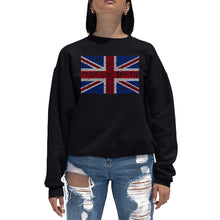 Load image into Gallery viewer, God Save The Queen - Women&#39;s Word Art Crewneck Sweatshirt