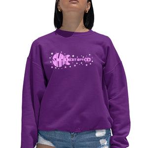 Shake it Off - Women's Word Art Crewneck Sweatshirt