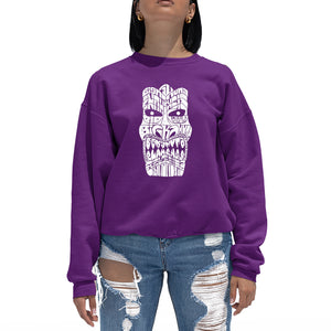 BIG KAHUNA TIKI - Women's Word Art Crewneck Sweatshirt