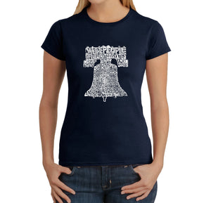 Liberty Bell -  Women's Word Art T-Shirt
