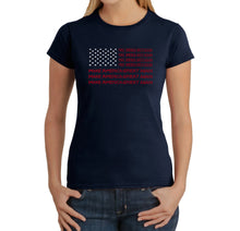 Load image into Gallery viewer, Maga Flag - Women&#39;s Word Art T-Shirt