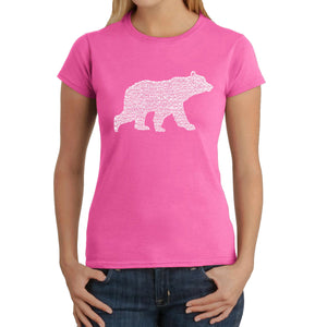 Mama Bear  - Women's Word Art T-Shirt