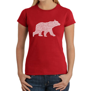Mama Bear  - Women's Word Art T-Shirt