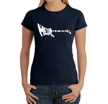 Load image into Gallery viewer, Metal Head - Women&#39;s Word Art T-Shirt