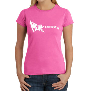 Metal Head - Women's Word Art T-Shirt