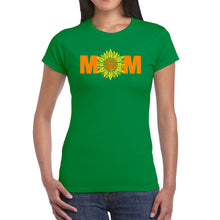 Load image into Gallery viewer, Mom Sunflower  - Women&#39;s Word Art T-Shirt