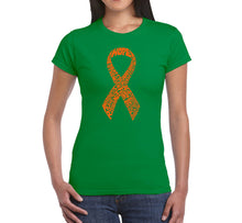 Load image into Gallery viewer, Ms Ribbon - Women&#39;s Word Art T-Shirt