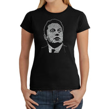 Load image into Gallery viewer, Elon Musk  - Women&#39;s Word Art T-Shirt