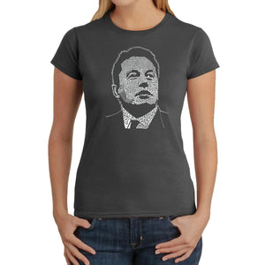 Elon Musk  - Women's Word Art T-Shirt
