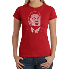 Load image into Gallery viewer, Elon Musk  - Women&#39;s Word Art T-Shirt