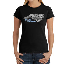 Load image into Gallery viewer, North Carolina - Women&#39;s Word Art T-Shirt