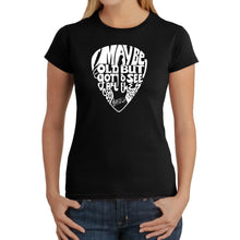 Load image into Gallery viewer, Guitar Pick  - Women&#39;s Word Art T-Shirt