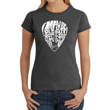 Load image into Gallery viewer, Guitar Pick  - Women&#39;s Word Art T-Shirt