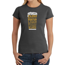 Load image into Gallery viewer, Styles of Beer  - Women&#39;s Word Art T-Shirt