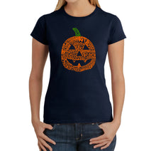 Load image into Gallery viewer, Pumpkin - Women&#39;s Word Art T-Shirt